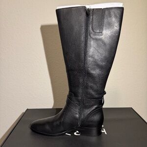 Naturalizer Women's Rena 2 Knee High Block Heel Riding Boots Size 8 Black